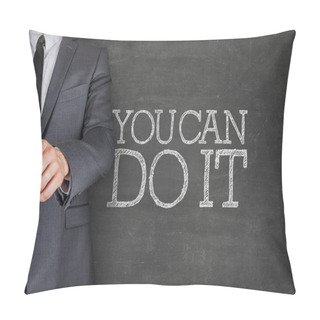 Personality  You Can Do It On Blackboard Pillow Covers