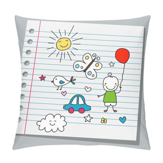 Personality  Notebook Paper Summer Pillow Covers