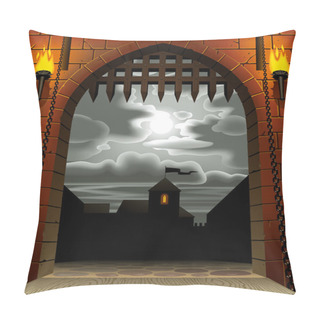 Personality  Castle Gate Pillow Covers