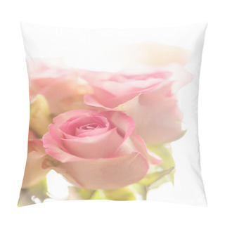 Personality  Pink Tender Roses Pillow Covers