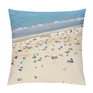 Personality  Free Beach From Above Pillow Covers