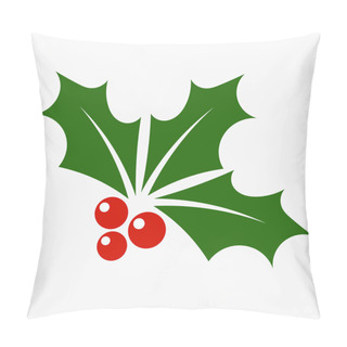 Personality  Holly Berry Icon Pillow Covers