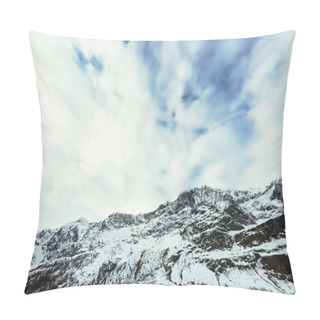 Personality  Beautiful Mountains Landscape Under Cloudy Sky, Austria Pillow Covers