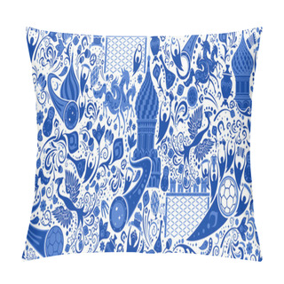 Personality  Russian Background, Pattern With Modern And Traditional Elements Pillow Covers