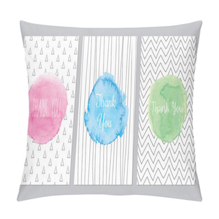 Personality  Thank You Cards Pillow Covers