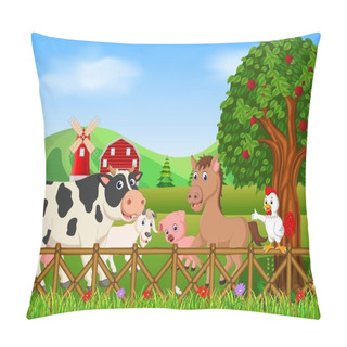Personality Collection Animal In The Farm Pillow Covers