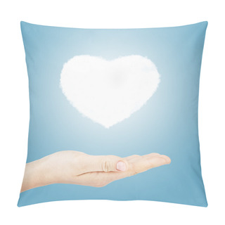 Personality  Hand Hold Heart Pillow Covers