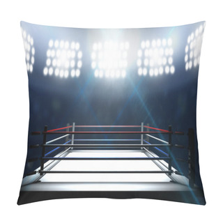 Personality  Boxing Ring In Arena Pillow Covers