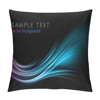 Personality  Blue Waves Pillow Covers