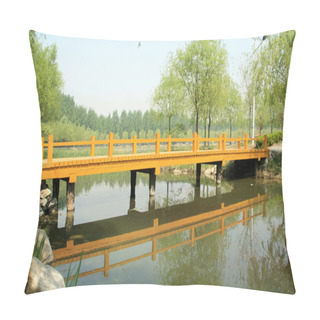 Personality  Wood Bridge Pillow Covers