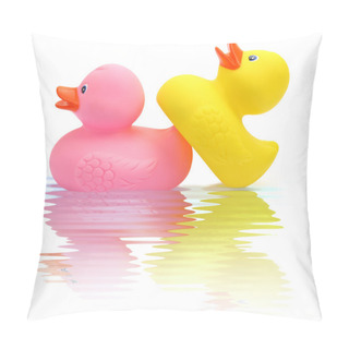 Personality  Funny Rubber Duck Couple Making Love Pillow Covers