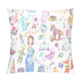 Personality  Illustration Of Baby Products Pillow Covers