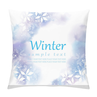 Personality  Winter. Pillow Covers