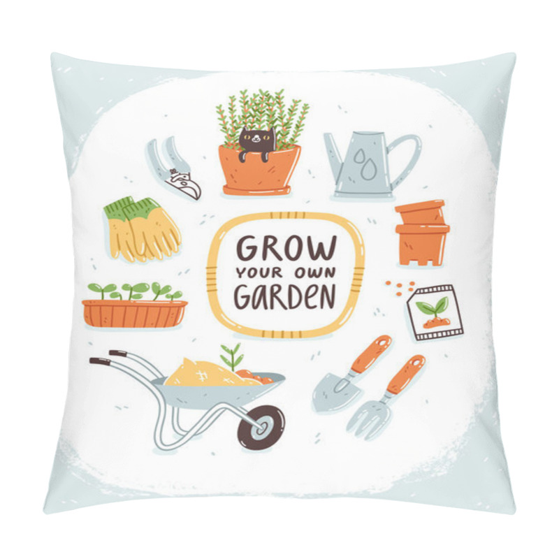 Personality  Grow your own garden pillow covers