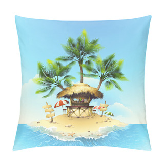 Personality  Tropical Bungalow Bar Pillow Covers