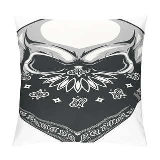 Personality  Skull Bandana Pillow Covers