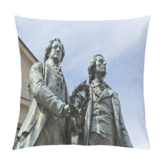 Personality  Goethe And Shiller Monument Pillow Covers