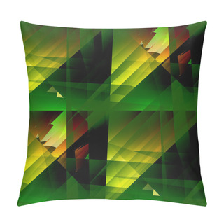Personality  Stucco Greenish Abstract. Pillow Covers