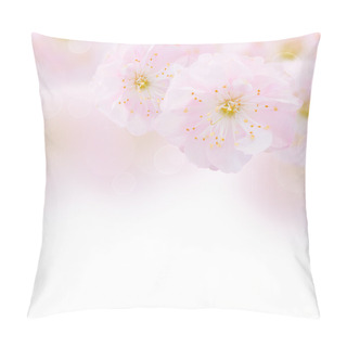Personality  Cherry Flowers In Green Garden Pillow Covers