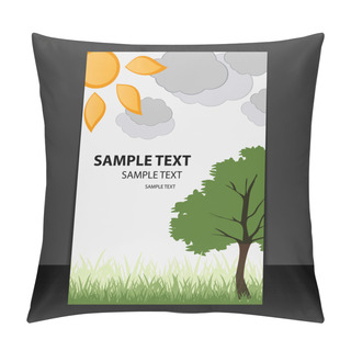 Personality  Flyer Or Cover Design - Spring, Summertime Pillow Covers