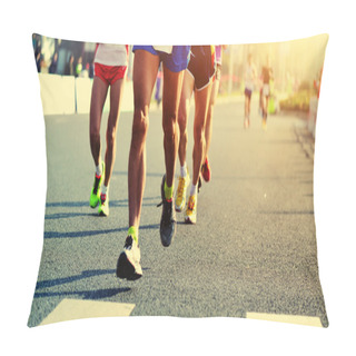 Personality  Marathon Running Race Pillow Covers