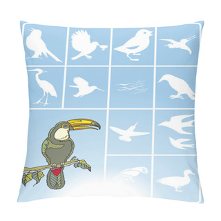 Personality  Uccelli Pillow Covers