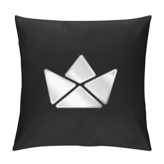 Personality  Boat Silver Plated Metallic Icon Pillow Covers