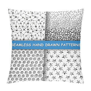 Personality  Seamless Hand Drawn Pattern.  Pillow Covers