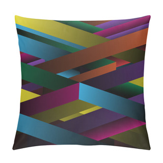Personality  Geometric Abstract Background Pillow Covers