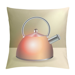 Personality  Vector Design Of Glossy Kettle Pillow Covers