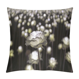 Personality  LED Flower Garden Pillow Covers
