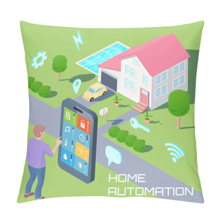 Personality  Home Automation Design Concept Pillow Covers