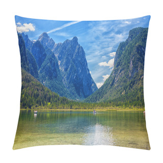 Personality  Lake Toblach HDR Pillow Covers
