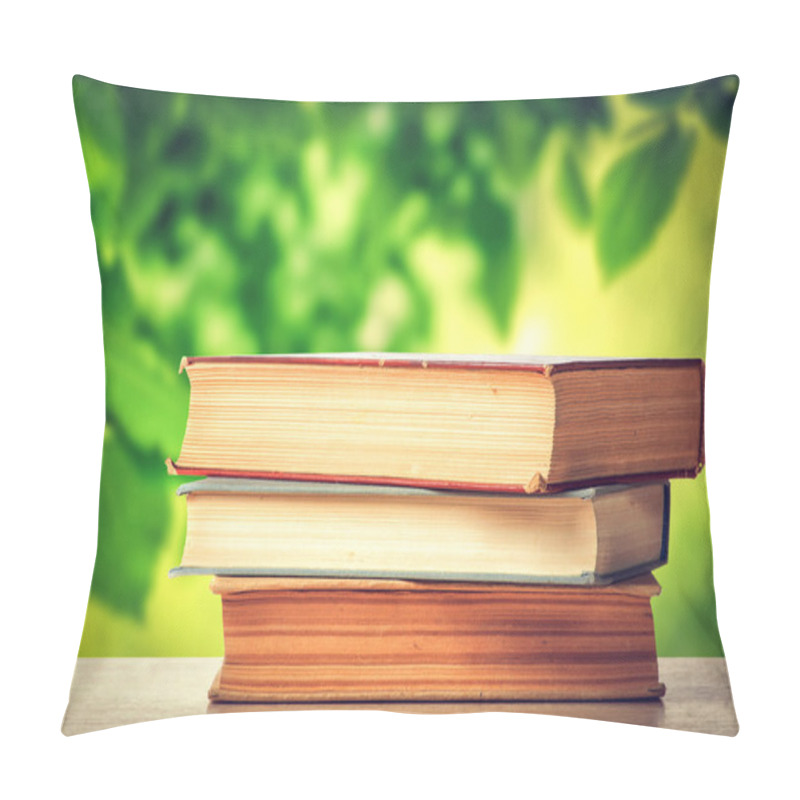 Personality  Books in the summer garden pillow covers