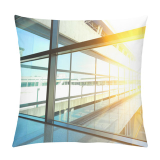Personality  Image Of Windows In Morden Office Building Pillow Covers