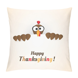 Personality  Happy Thanksgiving Card Design Pillow Covers