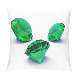 Personality  Beautiful Emerald Gems Pillow Covers