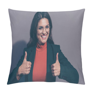 Personality Portrait Of Her She Nice Attractive Gorgeous Lovely Cheerful Che Pillow Covers
