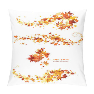 Personality  Autumn Leaves Design Elements Pillow Covers