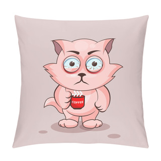 Personality  Nice Cat Nervous Pillow Covers