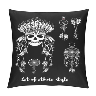 Personality Set Shaman Feathers Pillow Covers
