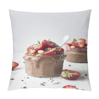 Personality  Chocolate Smoothie Ice Cream Pillow Covers