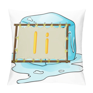 Personality  Alphabet Letter On A Canvas Pillow Covers