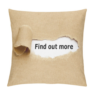 Personality  Find Out More Torn Paper Concept Pillow Covers