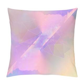 Personality  Dreamy Pink Sky Over The Fields In Yorkshire Dales, England. Pillow Covers