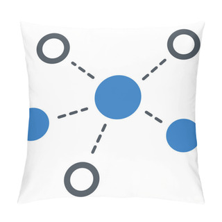 Personality  Virtual Links Icon Pillow Covers