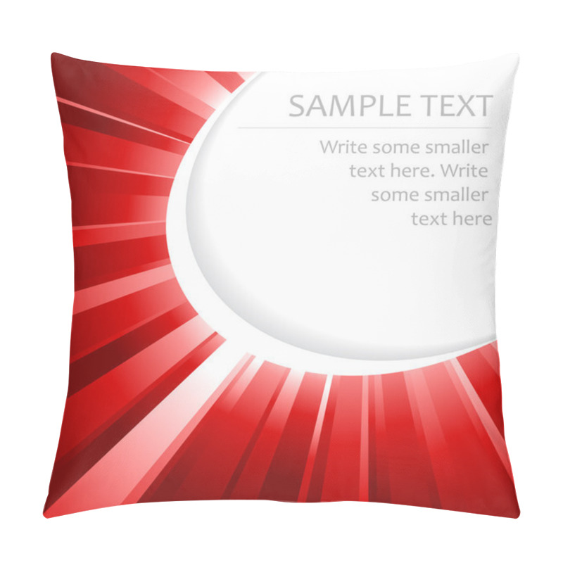 Personality  Abstract red background pillow covers