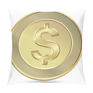 Personality  Gold Coin Pillow Covers