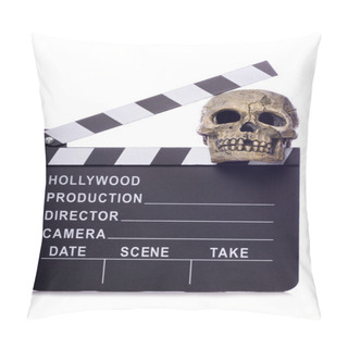 Personality  Horror Film Movie Clapper Board Cutout Pillow Covers