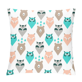 Personality  Wild Animals Seamless Pattern Pillow Covers